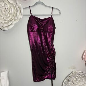 Elegant Purple Women's Dress